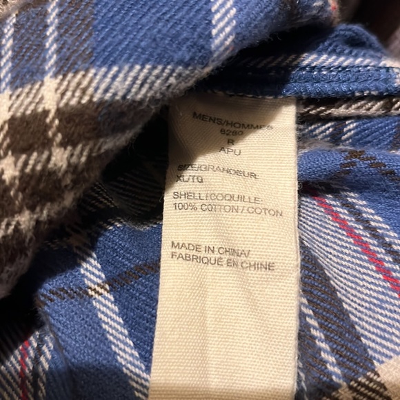 ✅ WOOLRICH “Trout Run” Plaid Checkered Flannel Button Down Outdoor Shirt - Picture 4 of 5